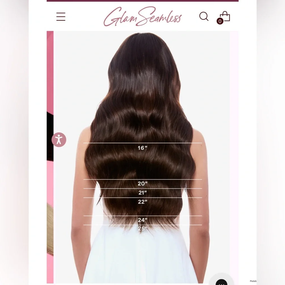 Glam seamless Human Hair Extensions - Picture 11 of 13